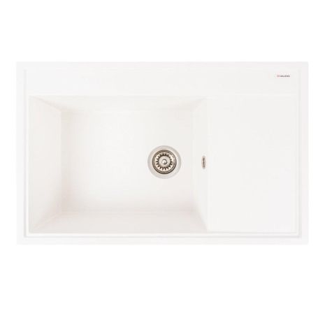 Гранитная кухонная мойка VALESO AZURIT 7950 матовая белая Гранитная кухонная мойка VALESO AZURIT 7950 матовая белая