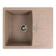Кухонна гранітна мийка VALESO 6250 ZIRKONE в матовому кольорі Карамель Кухонна гранітна мийка VALESO 6250 ZIRKONE в матовому кольорі Карамель