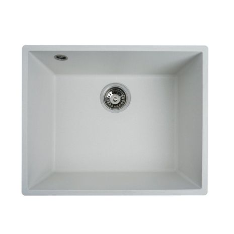 Кухонна гранітна мийка VALESO OASIS 5444 матова Біла