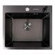 Кухонная PVD мойка 50*45 черная VALESO Handmade (сифон круглый, 3,0/0,8) Кухонная PVD мойка 50*45 черная VALESO Handmade (сифон круглый, 3,0/0,8)