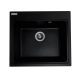 Кухонная мойка гранитная VALESO VESTA 5852 матовая Черная