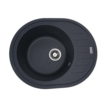 Матовая антрацитовая гранитная мойка для кухни VALESO SOUL 6250