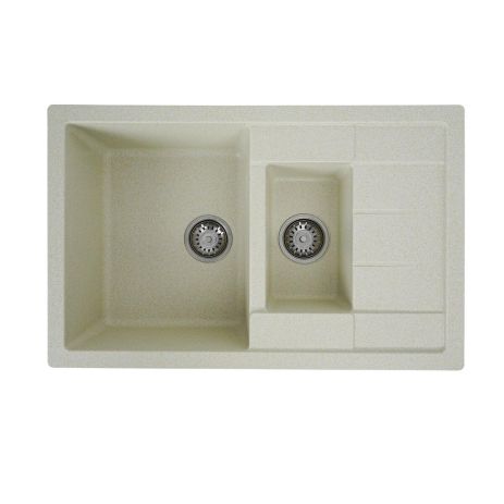Матовая гранитная мойка для кухни VALESO TOSKANA 7850W Песок