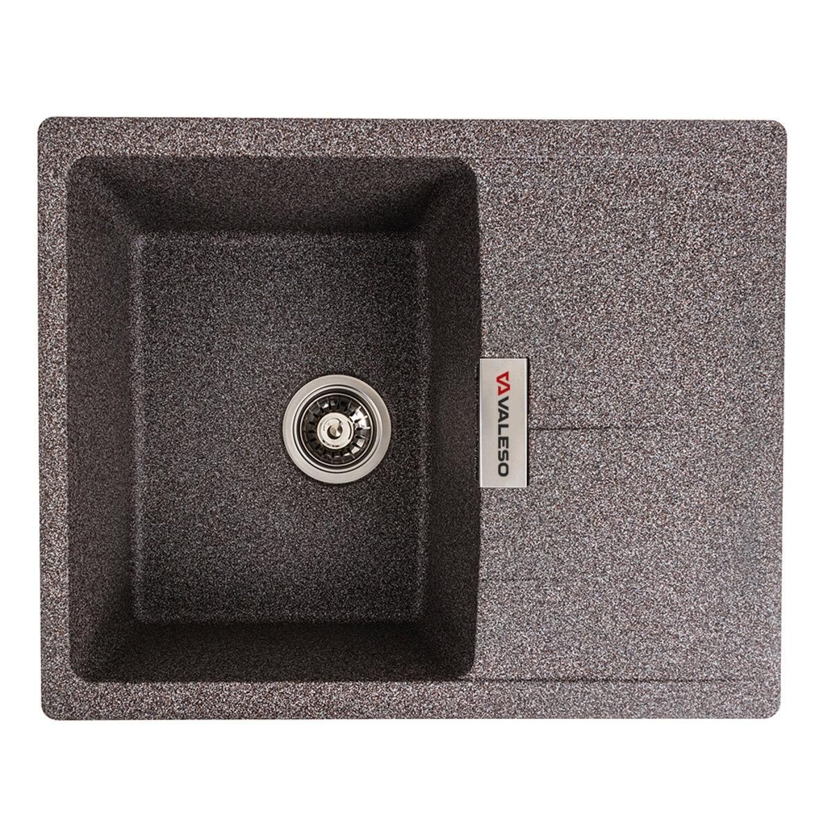 Кухонна гранітна мийка VALESO ZIRKONE 6250 матова Мікс Кухонна гранітна мийка VALESO ZIRKONE 6250 матова Мікс