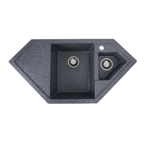 Кухонная гранитная мойка VALESO 9950 PANDORA матовая (графит)