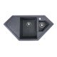 Кухонная гранитная мойка VALESO 9950 PANDORA матовая (графит) Кухонная гранитная мойка VALESO 9950 PANDORA матовая (графит)
