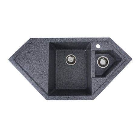 Кухонная гранитная мойка VALESO 9950 PANDORA матовая (графит) Кухонная гранитная мойка VALESO 9950 PANDORA матовая (графит)