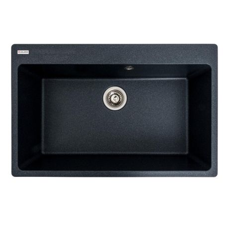 Кухонная гранитная мойка VALESO 7850 Bogema матовая (антрацит)