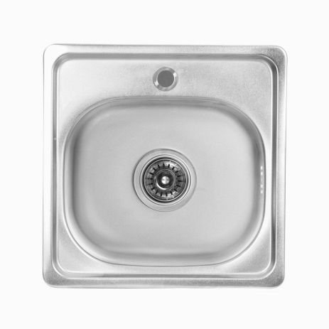 Кухонна мийка з нержавіючої сталі Platinum САТИН модель 3838 (0,6/160 мм)