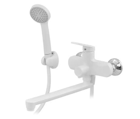 Змішувач для ванної з термопластику Lucas 006 Euro White