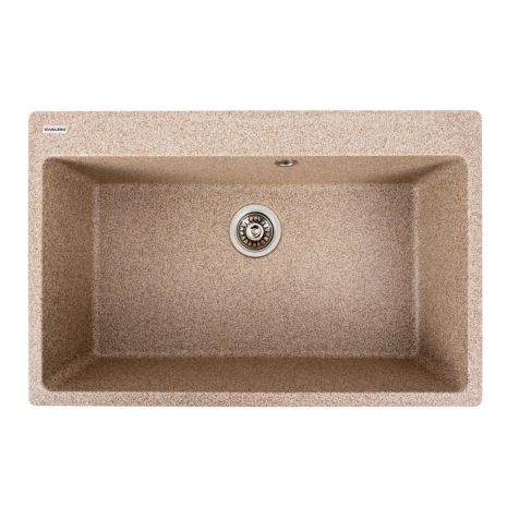 Гранитная мойка для кухни VALESO 7850 Bogema матовая (карамель) Гранитная мойка для кухни VALESO 7850 Bogema матовая (карамель)