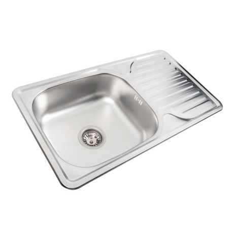 Кухонна мийка з нержавіючої сталі Valeso САТИН 7642 (0,8/180 мм) Кухонна мийка з нержавіючої сталі Valeso САТИН 7642 (0,8/180 мм)