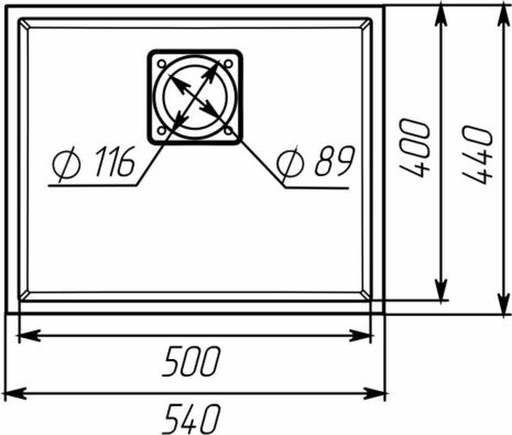 Гранітна матова кухонна мийка Valeso