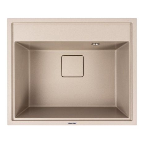 Кухонная гранитная мойка VALESO SHERLIT 6050 матовая Титан