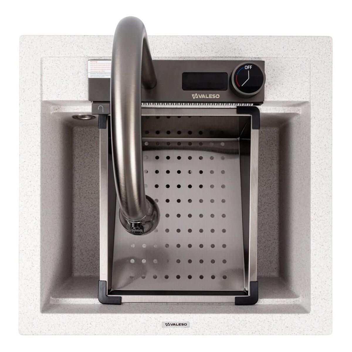 Гранитная кухонная мойка VALESO 5149 VIVA, цвет топаз Гранитная кухонная мойка VALESO 5149 VIVA, цвет топаз