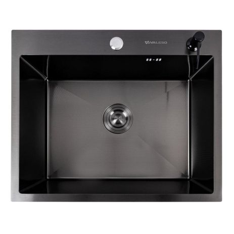 Мийка кухонна 60*50 PVD чорна VALESO Handmade DECOR (3.0/0.8) Мийка кухонна 60*50 PVD чорна VALESO Handmade DECOR (3.0/0.8)