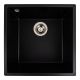 Кухонная мойка из гранита VALESO 4040 RUBA черный матовый Кухонная мойка из гранита VALESO 4040 RUBA черный матовый