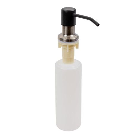 Чорний матовий дозатор для рідкого мила Platinum S02 Чорний матовий дозатор для рідкого мила Platinum S02