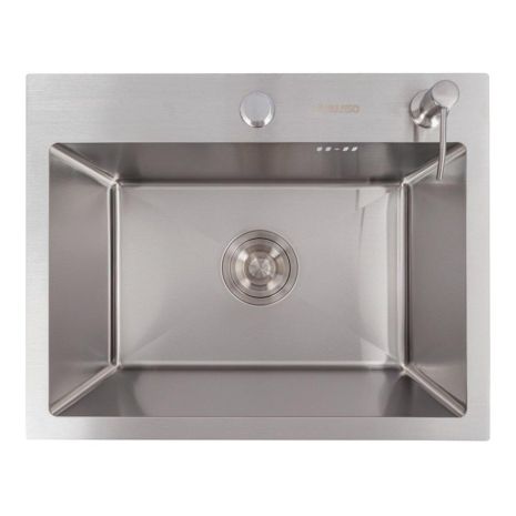 Вбудовувана кухонна мийка розміром 50*40 з нержавійки Valeso Handmade (3,0/0,8)