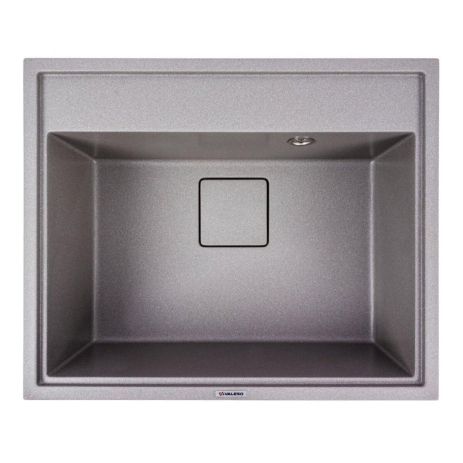 Кухонная гранитная мойка VALESO SHERLIT 6050, цвет Серый Мусон, матовая поверхность Кухонная гранитная мойка VALESO SHERLIT 6050, цвет Серый Мусон, матовая поверхность