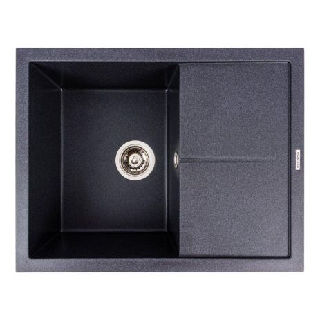 Гранитная кухонная мойка VALESO CRIPTA 6550 матовая Карбон