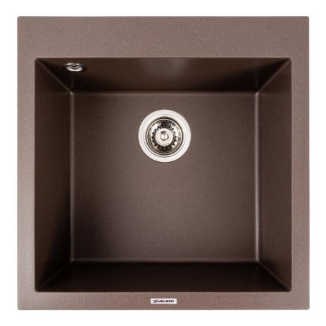 Кухонная мойка из гранита VALESO GALAX 5050 матовая тёмная скала Кухонная мойка из гранита VALESO GALAX 5050 матовая тёмная скала