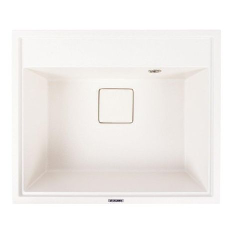 Гранитная мойка для кухни VALESO SHERLIT 6050, матовая, Белоснежная