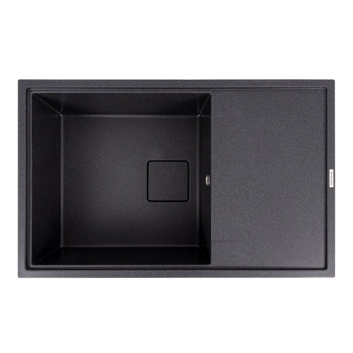 Мийка гранітна VALESO GALANS, Карбон матова 7850 Мийка гранітна VALESO GALANS, Карбон матова 7850