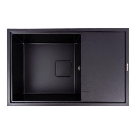 Гранитная кухонная мойка VALESO GALANS 7850 матовая, черная