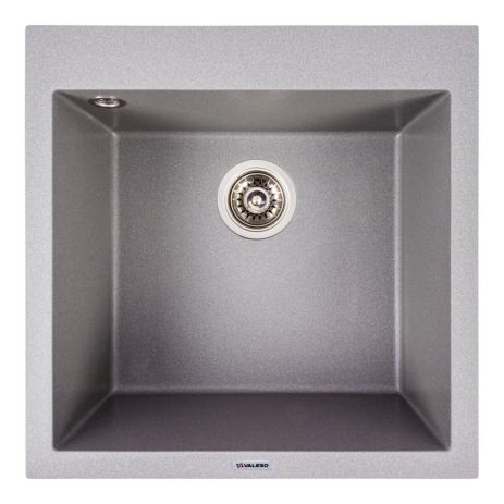 Кухонная гранитная мойка VALESO GALAX 5050 матовая Серый Мусон