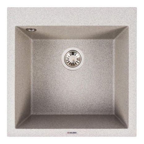 Кухонная гранитная мойка VALESO GALAX 5050, матовая серая Кухонная гранитная мойка VALESO GALAX 5050, матовая серая