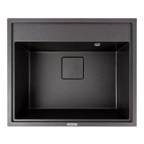 Гранитная кухонная мойка VALESO SHERLIT 6050 матовая Морион