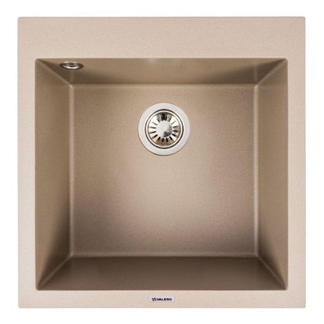Кухонная гранитная мойка VALESO GALAX 5050 матовая Титан