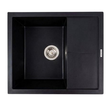 Кухонная гранитная мойка 5850 REYNA VALESO черная