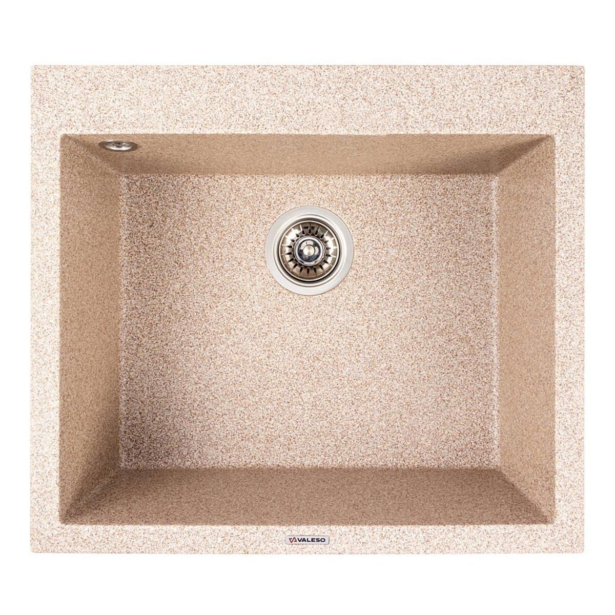 Гранітна кухонна мийка 5750 DAVINA VALESO карамель Гранітна кухонна мийка 5750 DAVINA VALESO карамель