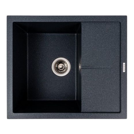 Гранітна мийка кухонна Valeso 5850 REYNA антрацит матова
