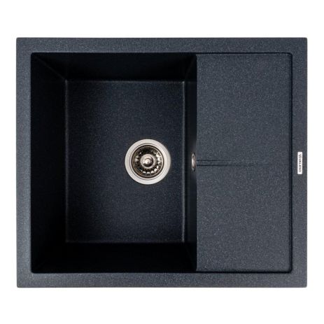 Элегантная гранитная кухонная мойка Valeso 5850 REYNA матовая антрацит