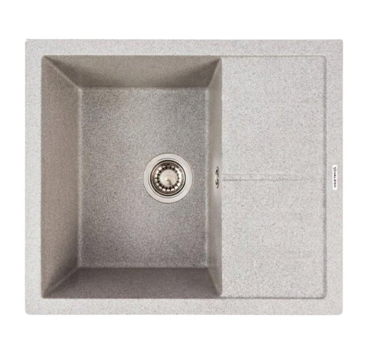 Кухонная гранитная мойка 5850 REYNA VALESO серая Кухонная гранитная мойка 5850 REYNA VALESO серая
