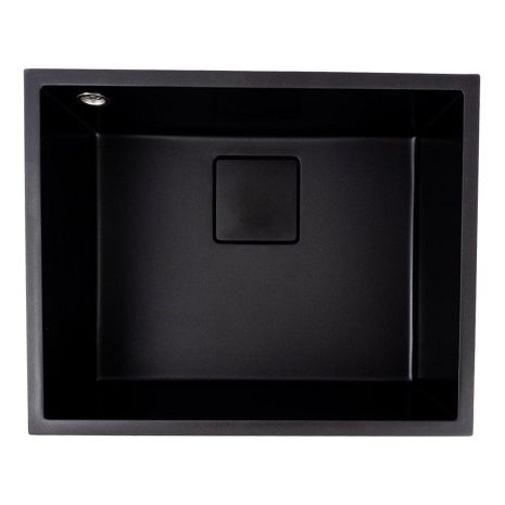 Кухонная гранитная мойка AMELI VALESO черная 5444 Кухонная гранитная мойка AMELI VALESO черная 5444