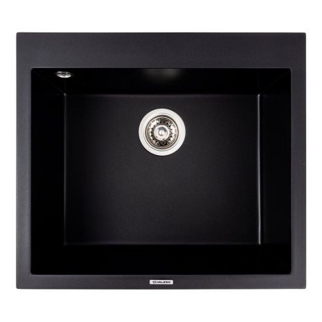 Чёрная гранитная кухонная мойка 5750 DAVINA VALESO