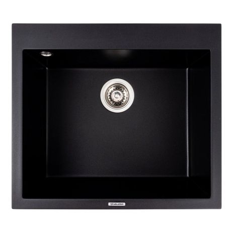 Чёрная гранитная кухонная мойка 5750 DAVINA VALESO Чёрная гранитная кухонная мойка 5750 DAVINA VALESO