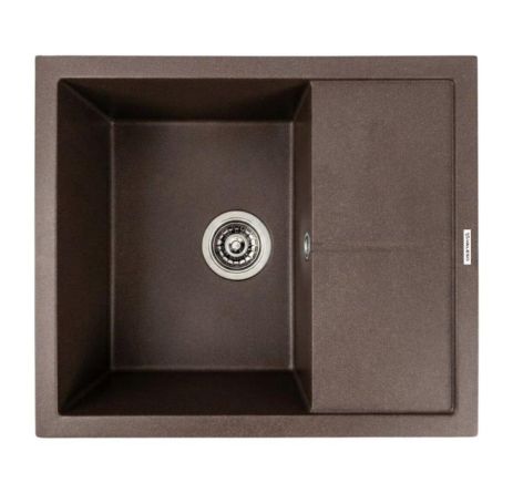 Кухонная гранитная мойка 5850 REYNA VALESO темная скала Кухонная гранитная мойка 5850 REYNA VALESO темная скала