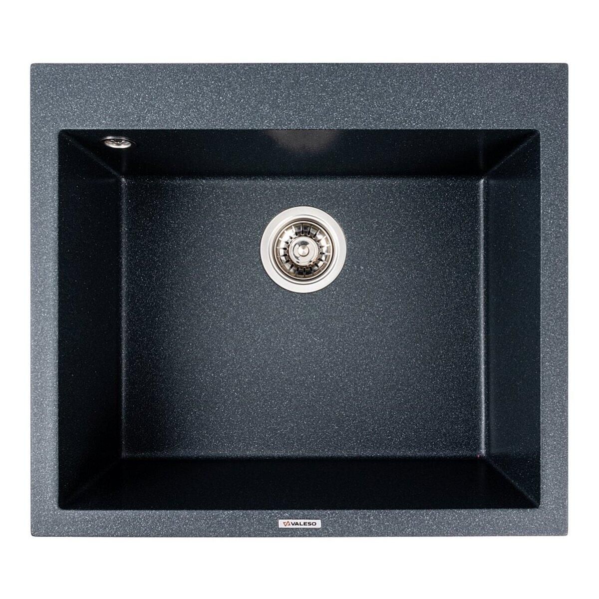 Гранитная кухонная мойка DAVINA VALESO 5750 антрацит Гранитная кухонная мойка DAVINA VALESO 5750 антрацит