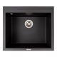 Гранитная кухонная мойка 5750 DAVINA VALESO морион уникального дизайна Гранитная кухонная мойка 5750 DAVINA VALESO морион уникального дизайна