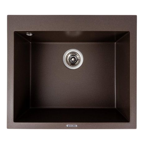Кухонная гранитная мойка 5750 DAVINA VALESO, темная скала Кухонная гранитная мойка 5750 DAVINA VALESO, темная скала