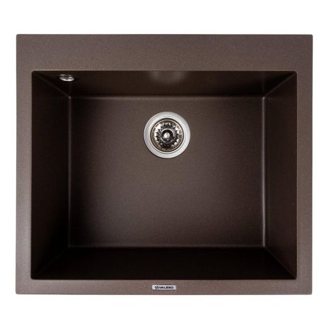 Кухонная гранитная мойка 5750 DAVINA VALESO, темная скала Кухонная гранитная мойка 5750 DAVINA VALESO, темная скала