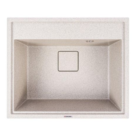 Черная матовая гранитная кухонная мойка VALESO SHERLIT 6050 Черная матовая гранитная кухонная мойка VALESO SHERLIT 6050