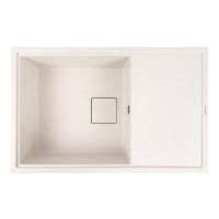 Мийка гранітна VALESO GALANS 7850 матова Біла в крапку