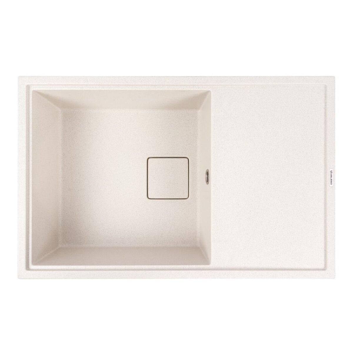 Мийка гранітна VALESO GALANS 7850 матова Біла в крапку Мийка гранітна VALESO GALANS 7850 матова Біла в крапку