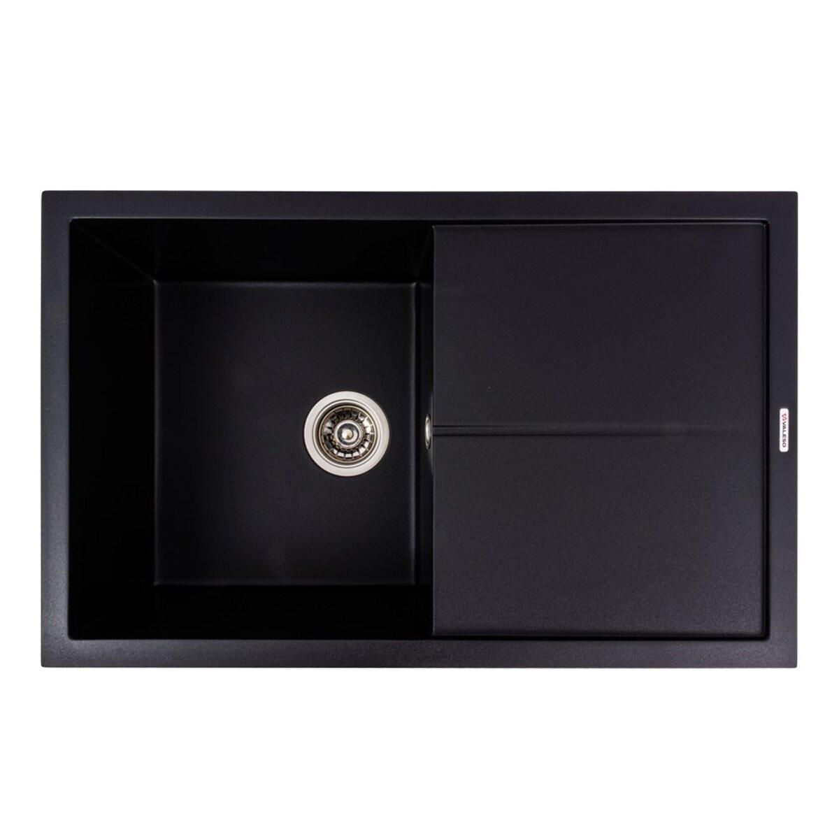 Кухонная гранитная мойка VALESO MAGNUM 7950, черная Кухонная гранитная мойка VALESO MAGNUM 7950, черная